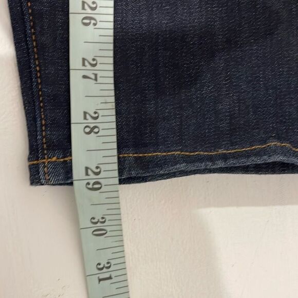 Lands End Womens Denim Double Button Straight Jeans Blue Size 20W NWT - Picture 10 of 10